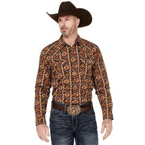 Cody James Men's Row Boat Southwestern Pearl Snap Western Shirt XXL Rodeo NEW